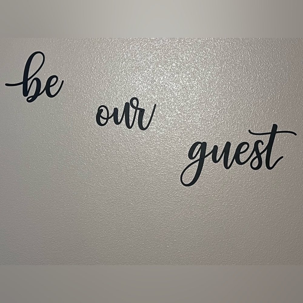 Farmhouse Be Our Guest Wall Decor